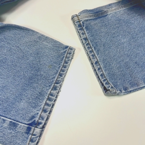 VINTAGE Carhartt Relaxed Fit Light Wash Denim Workwear Pants Size 36x30 USA - Picture 6 of 6